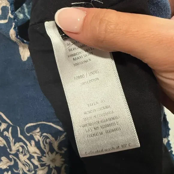 Agua Bendita Bergamota Ribbons Maxi Skirt - Picture 5 of 6